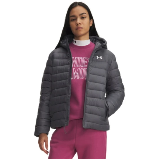 Zdjęcie produktu Damska kurtka puchowa pikowana Under Armour UA Sportswear Insulate Jkt - szara