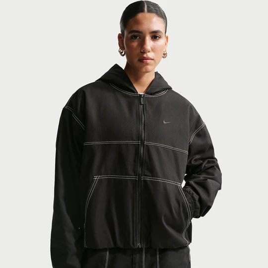 Zdjęcie produktu Damska kurtka robocza o kroju oversize Nike - Czerń
