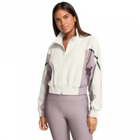 Zdjęcie produktu Damska kurtka treningowa Under Armour Unstoppable Crop Jacket - biała