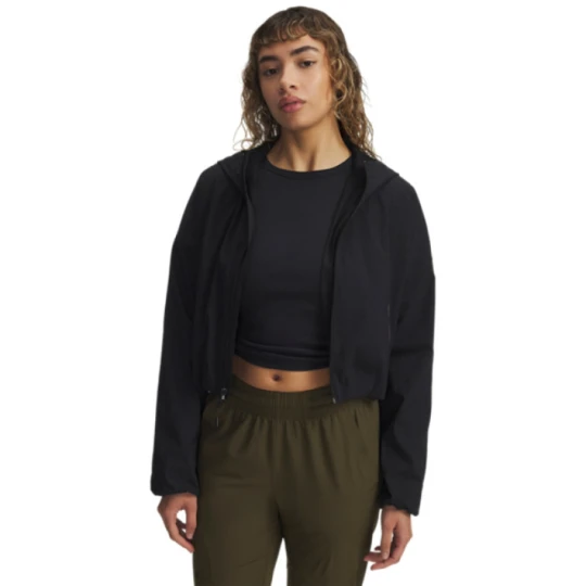 Zdjęcie produktu Damska kurtka treningowa Under Armour Unstoppable Woven Ripstop - czarna