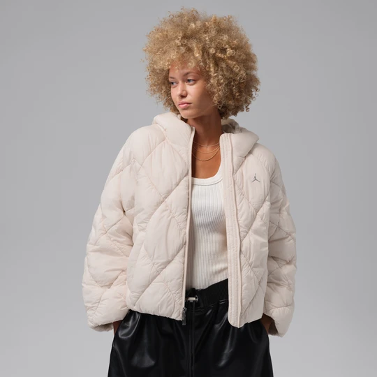 Zdjęcie produktu Damska kurtka typu puffer Jordan Brooklyn - Biel