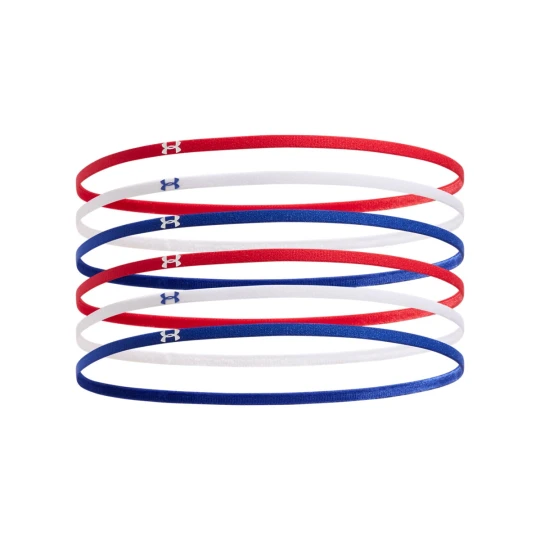 Zdjęcie produktu Damska opaska na głowę treningowa (6-pack) Under Armour W's Mini Elastic 6PK - multikolor