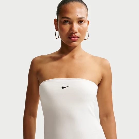 Zdjęcie produktu Damska przylegająca koszulka bez ramiączek Nike - Biel