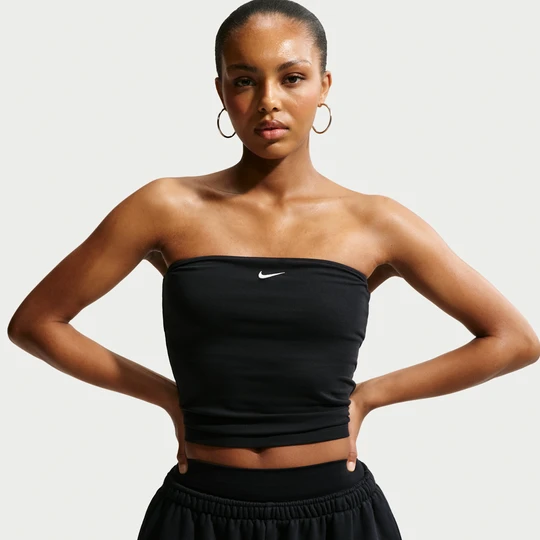 Zdjęcie produktu Damska przylegająca koszulka bez ramiączek Nike - Czerń