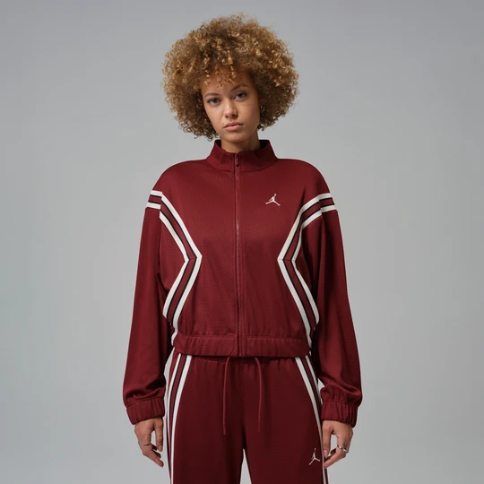 Zdjęcie produktu Damska rozpinana bluza dresowa Jordan Brooklyn - Czerwony