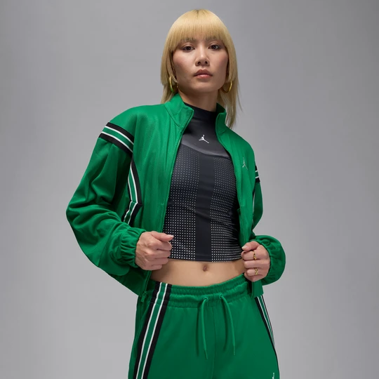 Zdjęcie produktu Damska rozpinana bluza dresowa Jordan Brooklyn - Zieleń