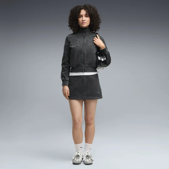 Zdjęcie produktu Damska spódnica z diagonalu FUTURE.PUMA.ARCHIVE Washed, Odzież, Czarny