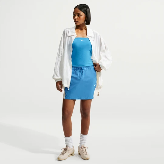 Zdjęcie produktu Damska spódnica mini ze średnim stanem Nike - Niebieski