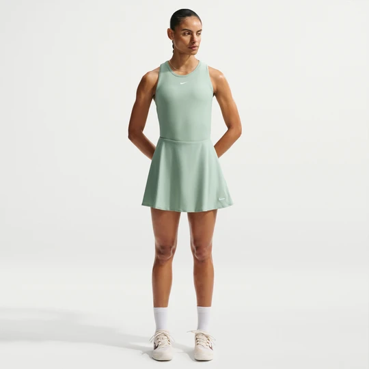Zdjęcie produktu Damska spódniczka tenisowa z falbanami Dri-FIT Nike Victory - Zieleń