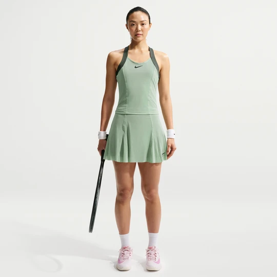 Zdjęcie produktu Damska spódniczka tenisowa z wysokim stanem NikeCourt Slam - Zieleń
