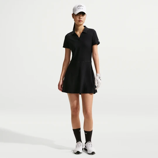 Zdjęcie produktu Damska sukienka polo do golfa Nike Victory Dri-FIT - Czerń