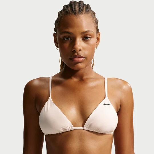 Zdjęcie produktu Damska trójkątna góra od bikini Nike Swim Effortless Essential - Biel