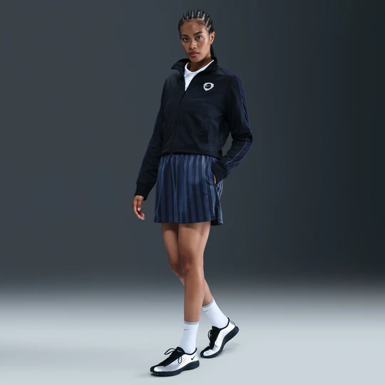 Zdjęcie produktu Damska żakardowa spódnica w paski Nike - Niebieski