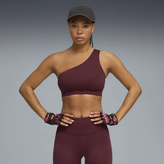 Zdjęcie produktu Damski asymetryczny stanik PUMA SHAPE, Odzież, Czerwony
