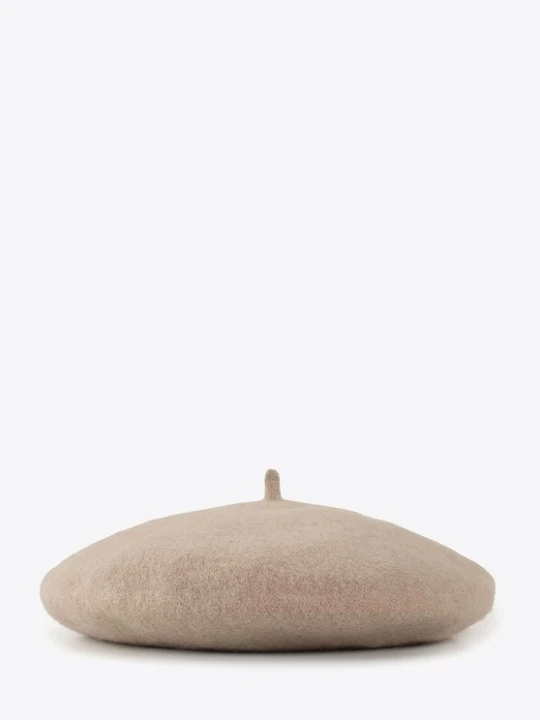 Zdjęcie produktu Damski beret wełniany beżowy Wittchen