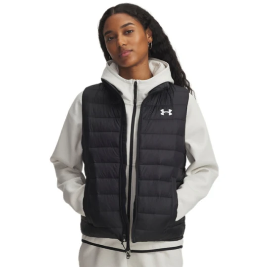Zdjęcie produktu Damski bezrękawnik pikowany Under Armour UA Sportswear Ins Vest - czarny