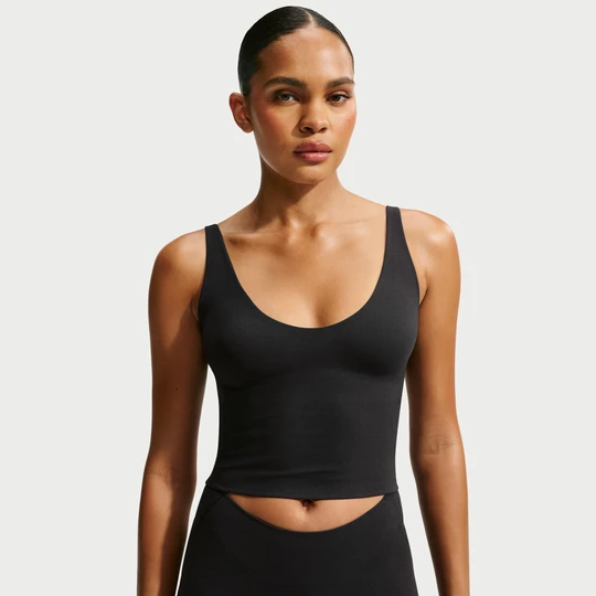 Zdjęcie produktu Damski bezrękawnik z głębokim dekoltem NikeSKIMS Studio Stretch - Czerń