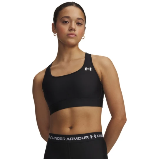 Zdjęcie produktu Damski biustonosz treningowy Under Armour HeatGear Mid - czarny