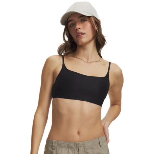 Zdjęcie produktu Damski biustonosz treningowy Under Armour Open Back Bralette - czarny