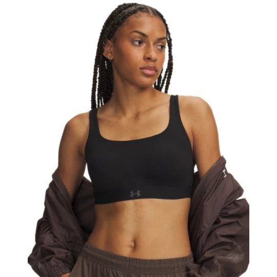 Zdjęcie produktu Damski biustonosz treningowy Under Armour UA Effortless High - czarny