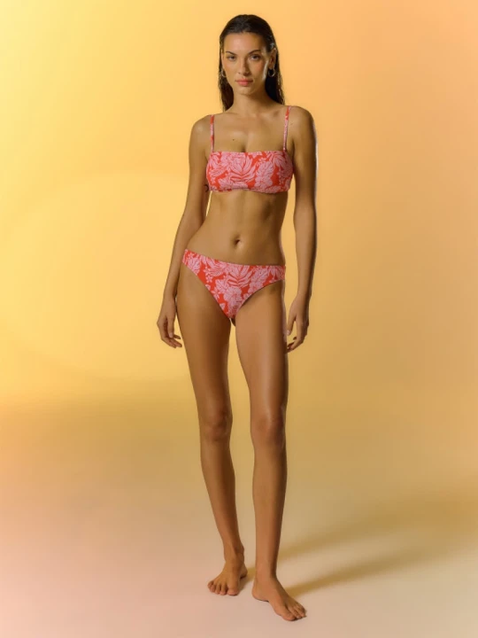 Zdjęcie produktu Damski dół od bikini 4F 4FRSS26UBKBF109 - czerwono-biały