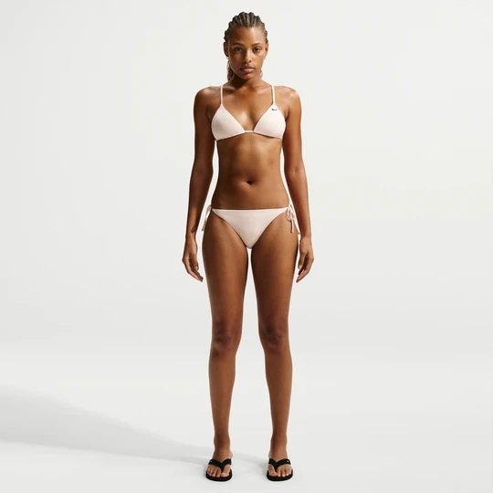 Zdjęcie produktu Damski dół od bikini wiązany sznurkami Nike Swim Effortless Essential - Biel