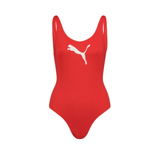 Zdjęcie produktu Damski jednoczęściowy strój kąpielowy PUMA Swim, Odzież, Czerwony
