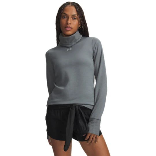 Zdjęcie produktu Damski longsleeve do biegania Under Armour UA Velociti Cold Weather Layer - zielony