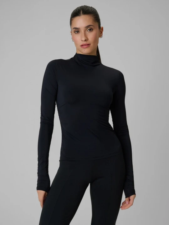 Zdjęcie produktu Damski longsleeve treningowy 4F 4FWSS26TFLOF502 - czarny