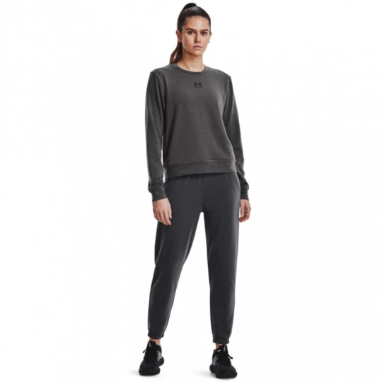 Zdjęcie produktu Damski longsleeve treningowy Under Armour Rival Terry Crew