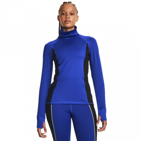 Zdjęcie produktu Damski longsleeve treningowy Under Armour UA Train CW Funnel Neck - niebieski