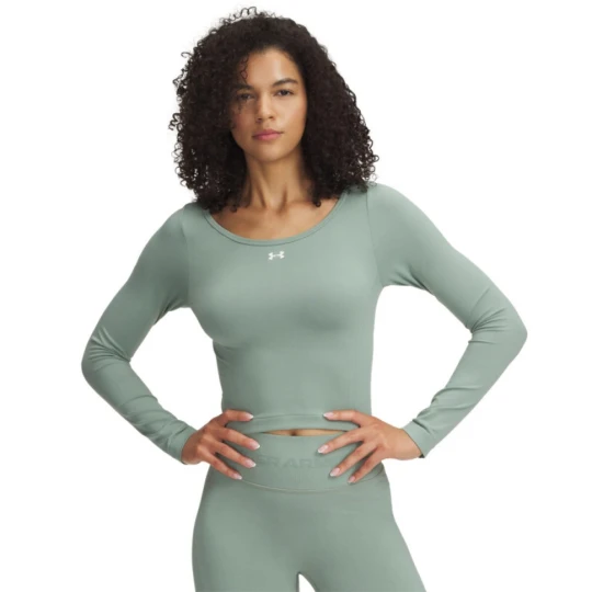 Zdjęcie produktu Damski longsleeve treningowy Under Armour UA Vanish Seamless LS - zielony