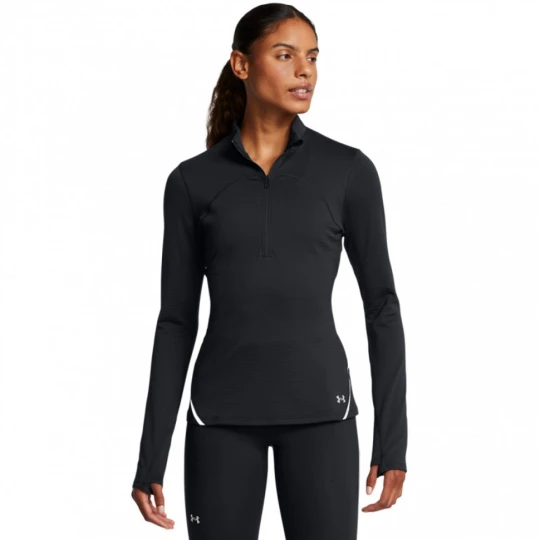 Zdjęcie produktu Damski longsleeve treningowy Under Armour Vanish Cw 1 / 2 Zip - czarny