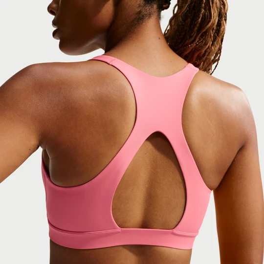 Zdjęcie produktu Damski stanik sportowy Nike Universa z wkładkami i średnim wsparciem - Różowy