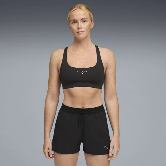 Zdjęcie produktu Damski stanik sportowy PUMA × HYROX Tech, Odzież, Czarny