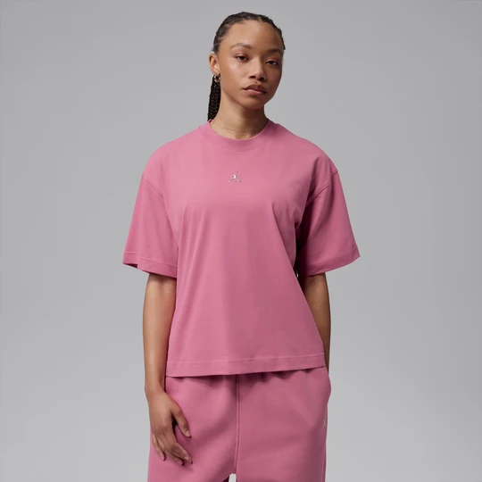 Zdjęcie produktu Damski T-shirt o fasonie typu girlfriend Jordan Essentials - Różowy