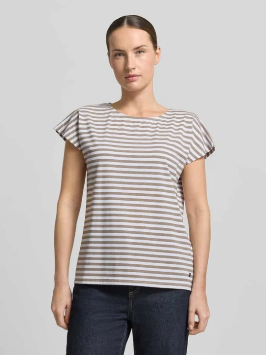 Zdjęcie produktu damski t-shirt o kroju regular fit z okrągłym dekoltem G.I.G.A. DX Piaskowy