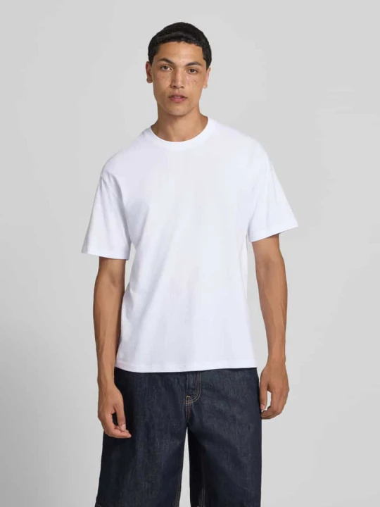 Zdjęcie produktu damski t-shirt o kroju regular fit z okrągłym dekoltem Jack&Jones Biały