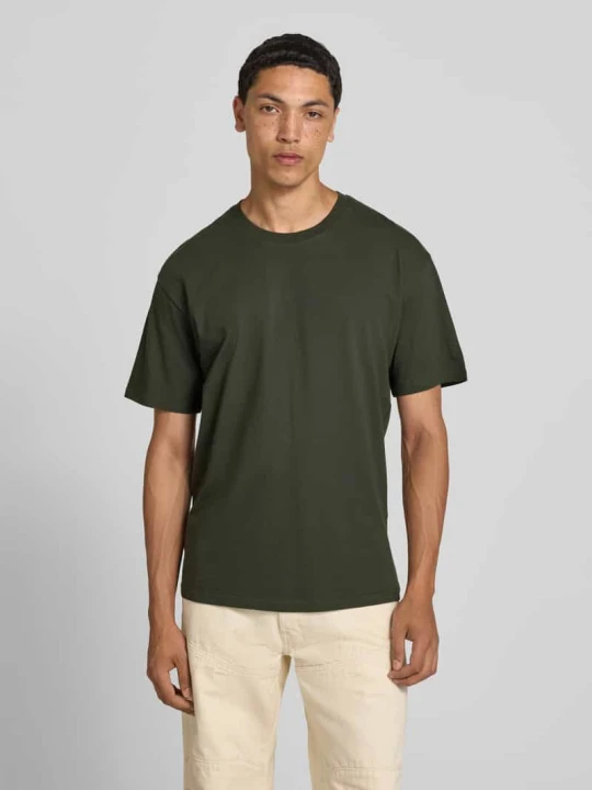 Zdjęcie produktu damski t-shirt o kroju regular fit z okrągłym dekoltem Jack&Jones Oliwkowy