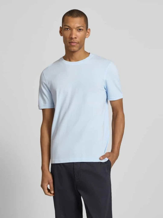 Zdjęcie produktu damski t-shirt o kroju regular fit z okrągłym dekoltem model 'Lao' CINQUE Jasnoniebieski