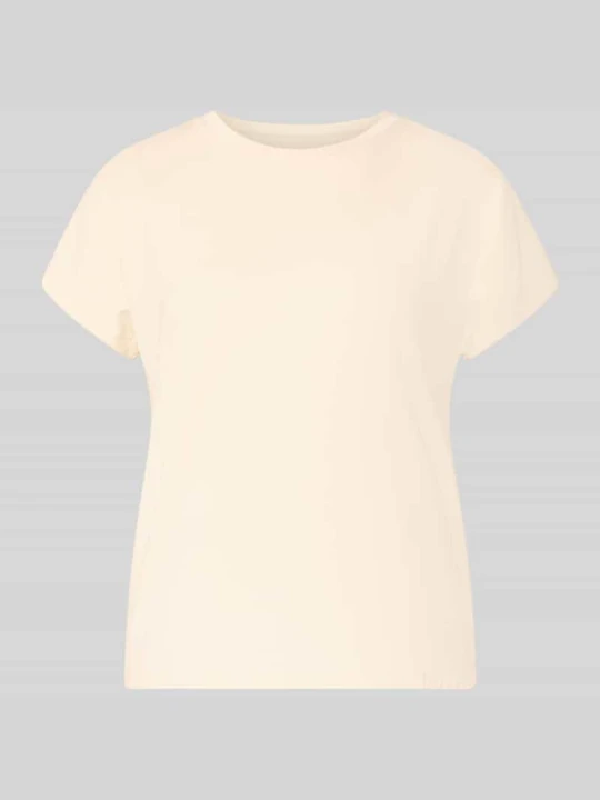 Zdjęcie produktu damski t-shirt o kroju regular fit z okrągłym dekoltem Schiesser Beżowy