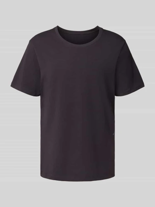 Zdjęcie produktu damski t-shirt o kroju regular fit z okrągłym dekoltem SLG Antracytowy