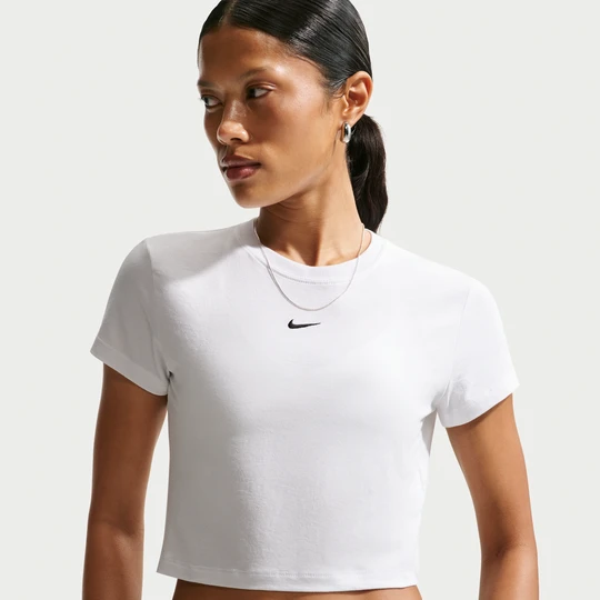 Zdjęcie produktu Damski T-shirt o krótkim kroju Nike Chill Knit - Biel