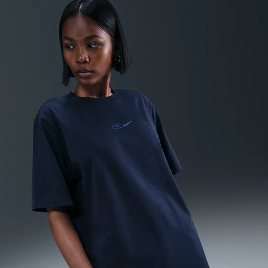Zdjęcie produktu Damski T-shirt piłkarski Nike Chelsea - Niebieski