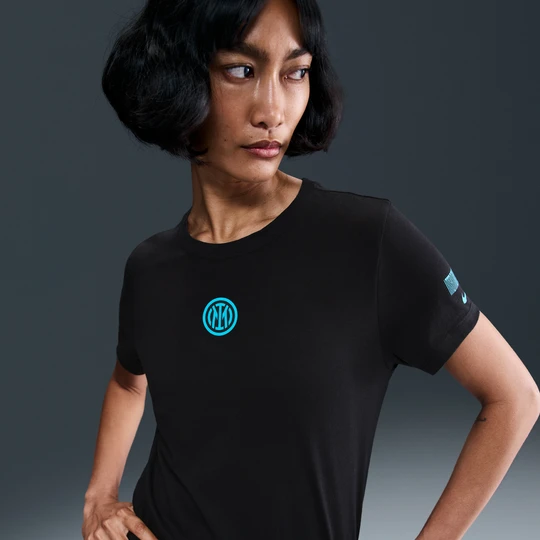 Zdjęcie produktu Damski T-shirt piłkarski Nike Inter Mediolan - Czerń