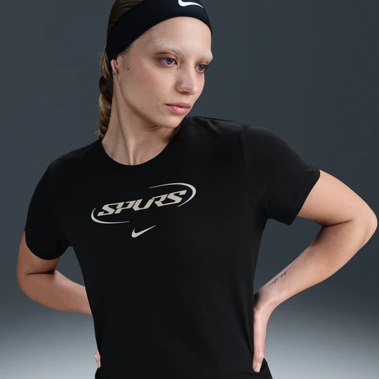 Zdjęcie produktu Damski T-shirt piłkarski Nike Tottenham Hotspur - Czerń