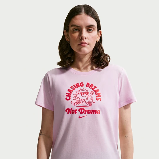 Zdjęcie produktu Damski T-shirt z krótkim rękawem Nike Club - Różowy