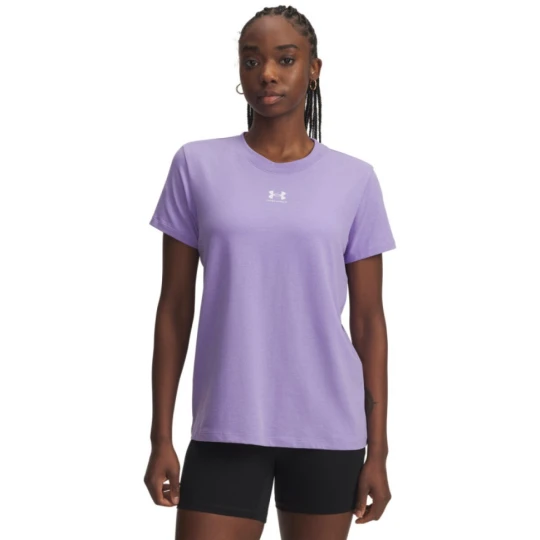 Zdjęcie produktu Damski t-shirt basic Under Armour Campus Core Ss - fioletowy