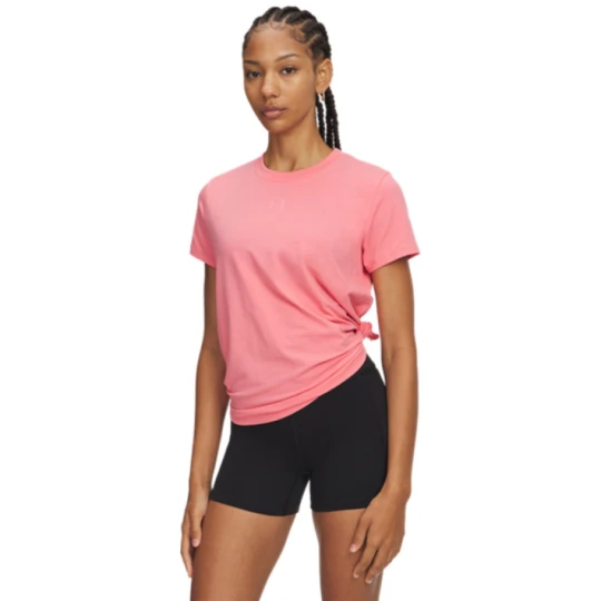 Zdjęcie produktu Damski t-shirt z nadrukiem Under Armour Campus Core SS - różowy