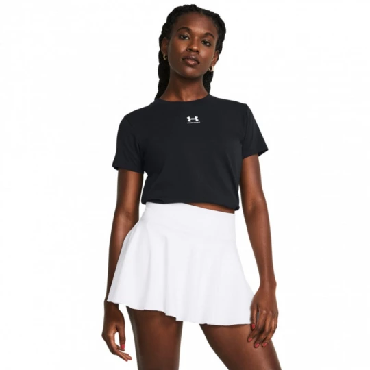 Zdjęcie produktu Damski t-shirt z nadrukiem Under Armour UA Rival Core SS - czarny